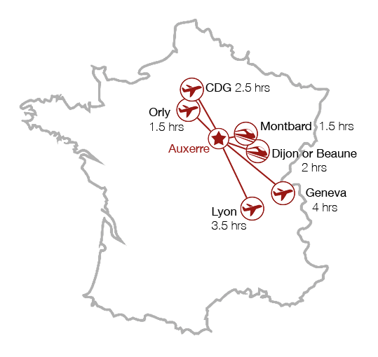 Transfers map
