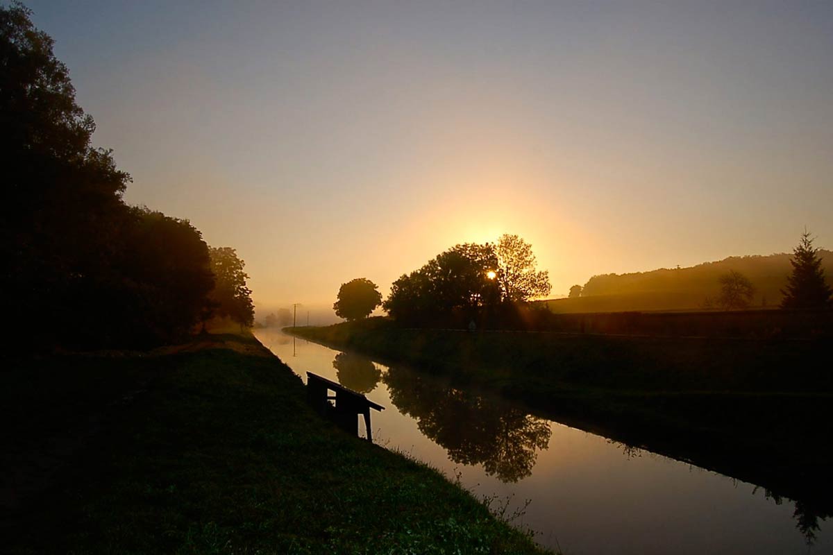 Canal at dawn