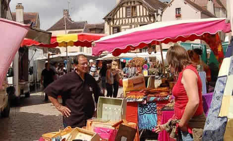 French village market